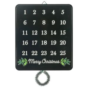 Ashland Christmas Countdown Metal Wall Christmas Decoration Magnet Holiday